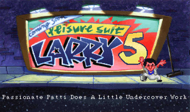 Leisure Suit Larry 5 Title Screen